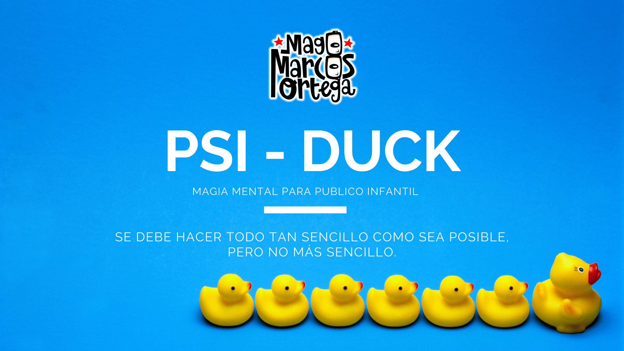 PSi Duck blog ideas marcos ortega